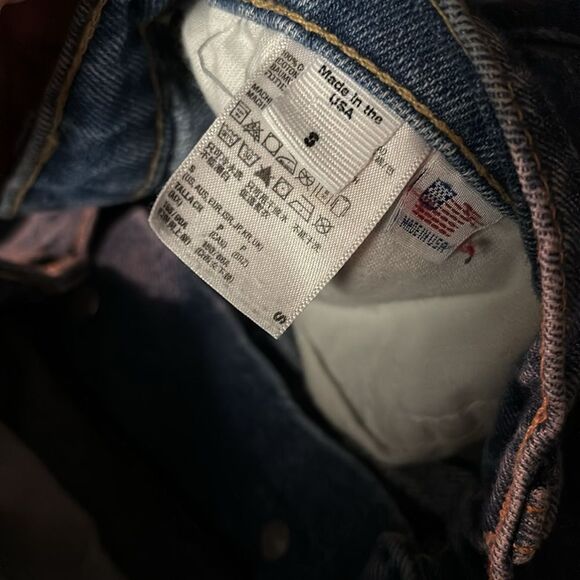 Ladies AMERICAN APPAREL DENIM PENCIL SKIRT - Picture 3 of 7